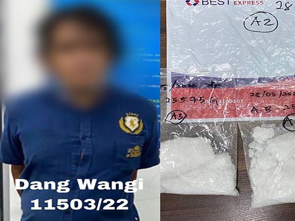 Penunggang motosikal yang ditahan kerana memiliki dua peket dadah dalam operasi dijalankan di sekitar ibu kota sejak Jumaat hingga Ahad.