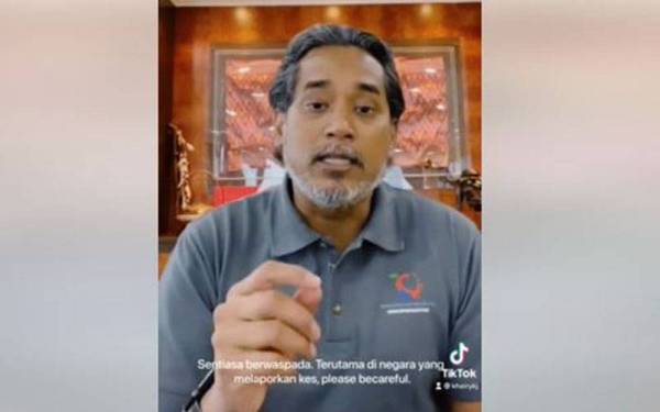 Khairy menerusi rakaman video yang dimuat naik di laman Facebooknya pada Rabu.