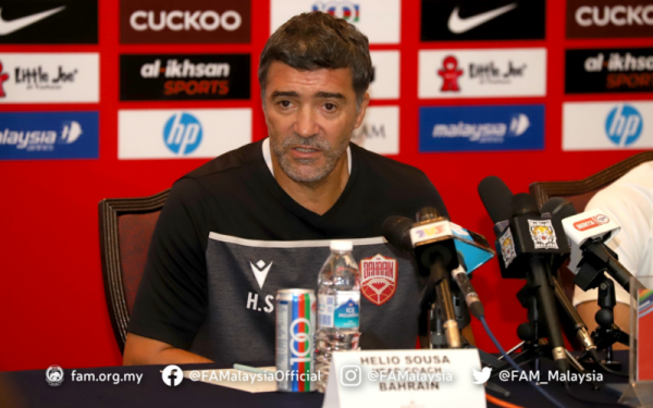Sousa mahu pemain realisasikan misi 'wajib menang' berdepan skuad Harimau Malaya. - Foto FB FAM