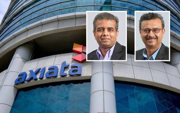 Penyelesaian pengambilalihan Link Net mencatatkan peristiwa penting dalam evolusi operasi Axiata di rantau ini. (Gambar kecil) dari kiri Dr Hans Wijayasuriya & Vivek Sood