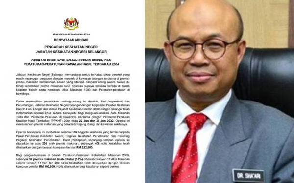 Kenyataan Dr Sha'ari Ngadiman pada Jumaat.