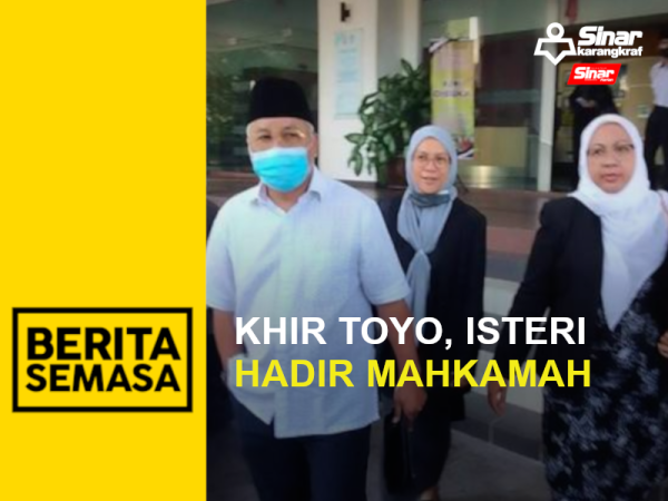 Dr Mohamad Khir Toyo yang memfailkan kes perceraian terhadap isterinya, Zaharah Kechik pada Isnin.