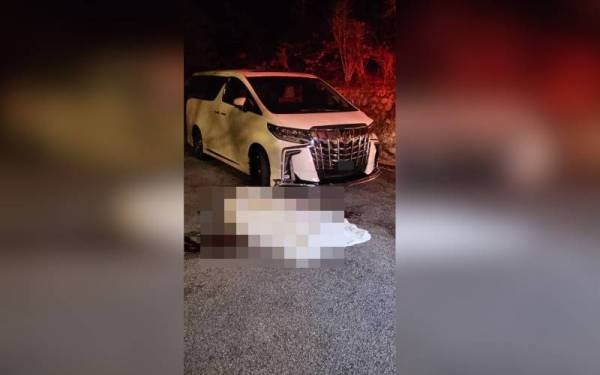 Seorang warga emas maut akibat ditembak tiga das tembakan semasa pulang dari bermain mahjung di rumah kawannya. - Foto PDRM