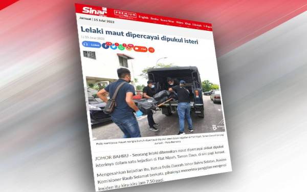Laporan Sinar Harian pada Jumaat