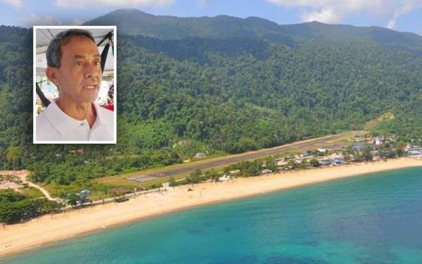 Terdapat tiga buah gunung di Pulau Tioman yang masih belum diteroka oleh pendaki. Gambar kecil: Edros