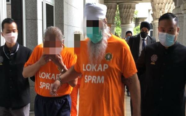 Tiga individu yang direman bagi membantu kes rasuah berjumlah lebih RM24 juta di Mahkamah Majistret Putrajaya pada Selasa.