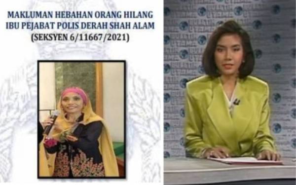 Tangkap layar ketika Zalina masih menjadi pembaca berita.