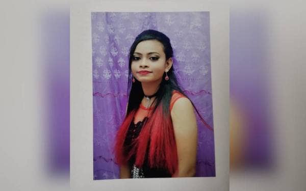 Norshahira kali terakhir dilihat selepas dihantar bekerja di sebuah kilang di Khantan, Chemor. - Foto ihsan polis