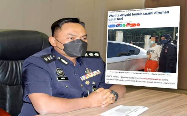 Raub Selamat. Reman terhadap wanita yang disyaki membunuh suaminya dalam kejadian di Flat Nipah, Taman Daya pada Jumaat lalu disambung tujuh hari lagi.