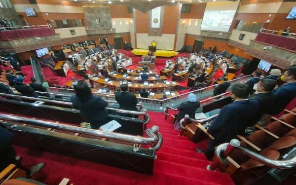 Persidangan Dewan Undangan Negeri (DUN) Selangor pada Isnin.