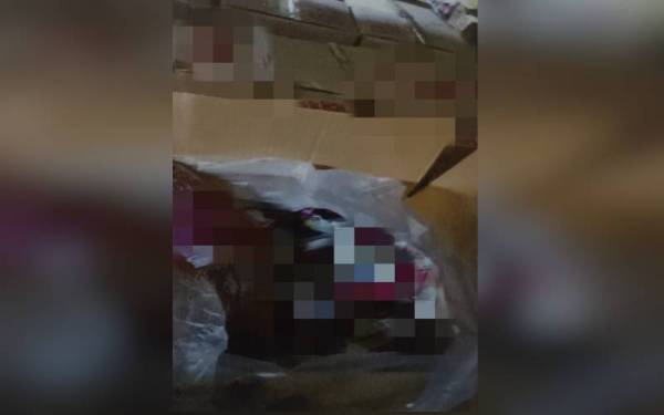 Minyak masak paket yang dirampas daripada sindiket penyelewengan minyak masak peket dengan membotolkan semula bahan itu di Endau Mersing pada Rabu lalu.