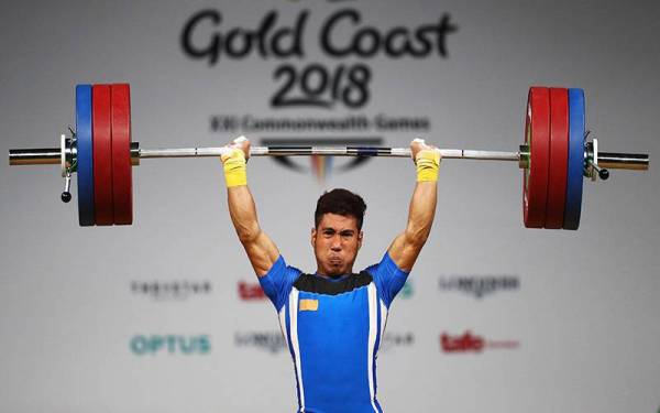 Imbas kembali. Aksi Muhammad Aznil ketika memenangi pingat emas pada Sukan Komanwel Gold Coast 2018.