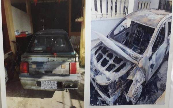 Ahli sindiket ah long melakukan perbuatan khianat dengan api terhadap peminjam yang tidak melunaskan bayaran.