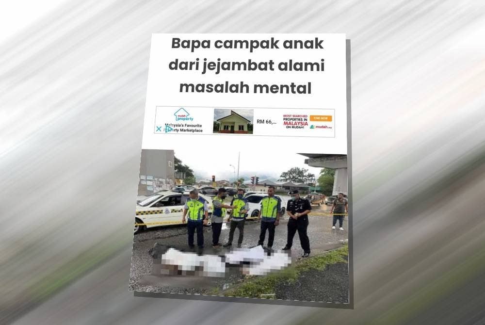 Keratan akhbar turut dimuat naik Siti Mariah di laman Facebooknya pada Khamis.