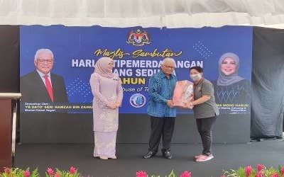 Hamzah hadir merasmikan Sambutan Hari Pemerdagangan Orang Sedunia di Rumah Perlindungan Wanita Zon Tengah di Sri Damansara pada Khamis.