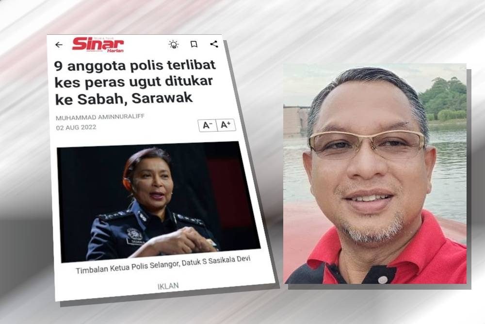 Laporan Sinar Harian. (Abdul Hisham)