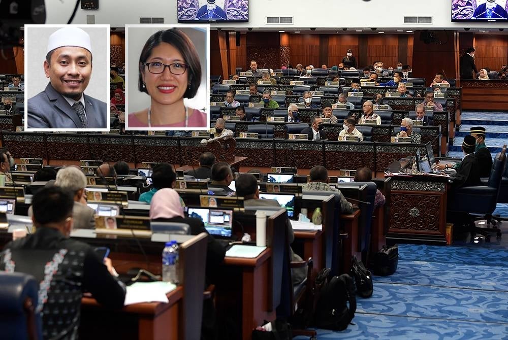 Kumpulan Rentas Parti Parlimen Malaysia (KRPPM) mengenai Pendanaan Politik menggesa Rang Undang-undang (RUU) tersebut dibentangkan dan dibahaskan di Parlimen. - Foto fail Bernama.(Gambar kecil dari kiri: Ahmad Fadhli & TRICIA)