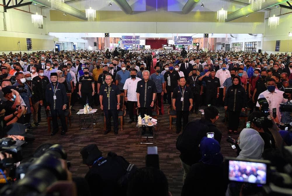 Ismail Sabri (tengah) pada Majlis Perasmian Pameran Pertanian, Hortikultur dan Agro-Pelancongan Malaysia (MAHA) 2022 di MAEPS pada Sabtu. - Foto Bernama