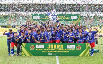Sungai Tiang juara Piala Menteri Besar Kedah 2022. - Foto KFA