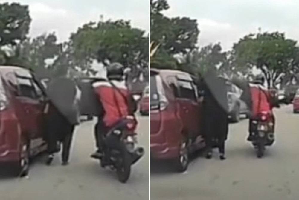 Rakaman suspek cuba meragut rantai emas milik mangsa tular di media sosial