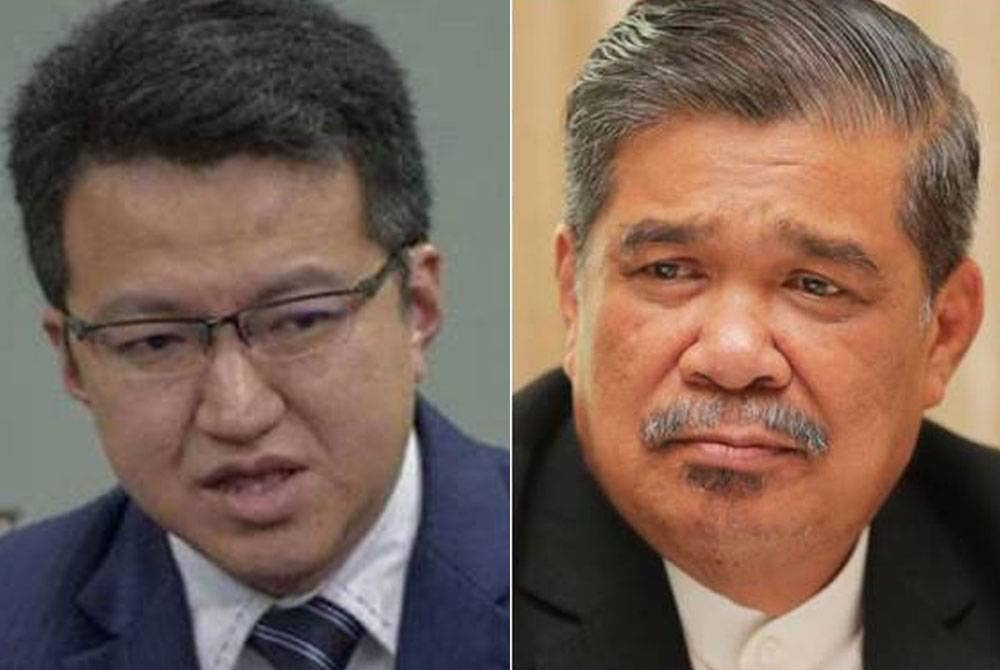 Mohamad Sabu (kanan) dan Liew Chin Tong