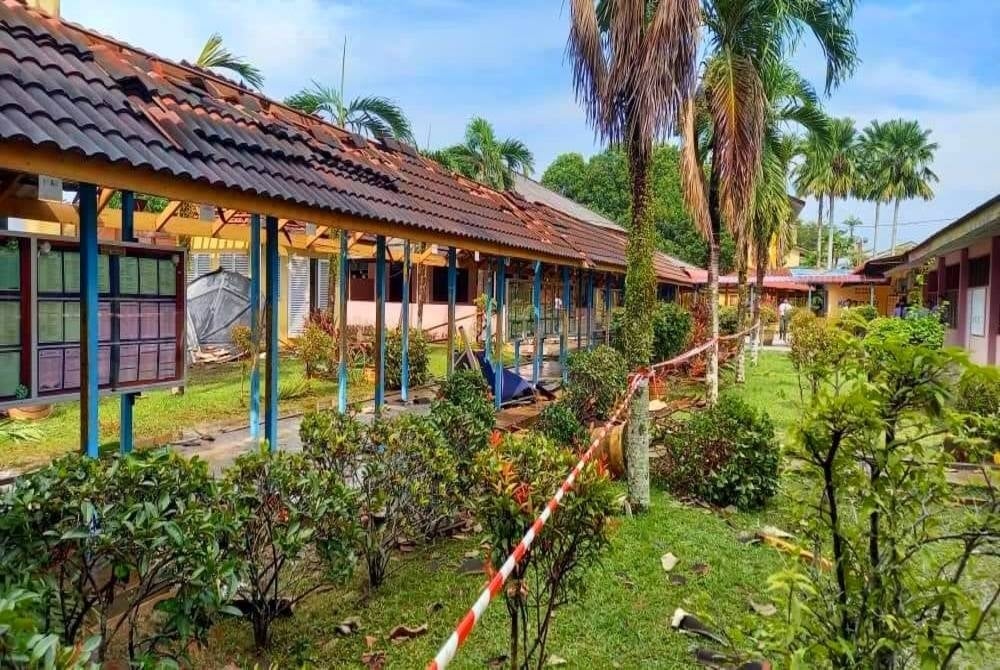 Laluan pejalan kaki yang dilalui oleh Mira serta lima rakannya sebelum kejadian buruk menimpa mereka.