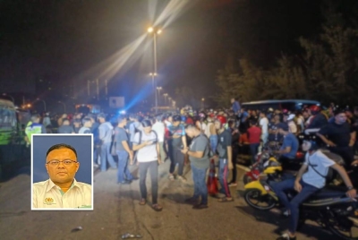 Kejadian yang mengorbankan lima nyawa selepas terlibat dalam lumba haram di Lebuhraya Tun Dr Lim Chong Eu. (Gambar kecil: Isham Ishak)