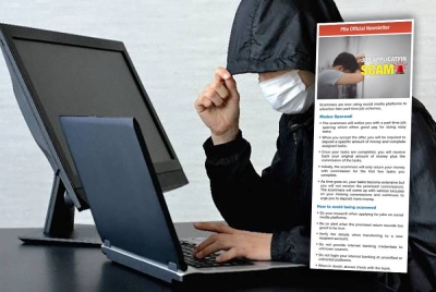 Public Bank mengeluarkan perkongsian berkaitan penipuan tawaran pekerjaan baru-baru ini.. Gambar hiasan.