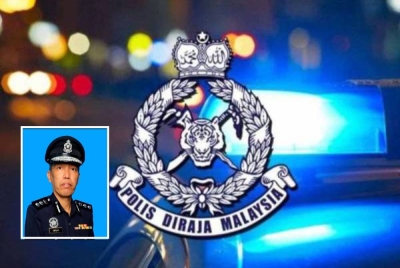 Polis menahan PATI warga Myanmar termasuk tekong dalam serbuan di Kampung Kok Pasir, Palekbang, Tumpat pada Selasa. (Gambar kecil: Amran)