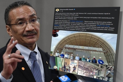 Tangkap layar Facebook Hishammuddin