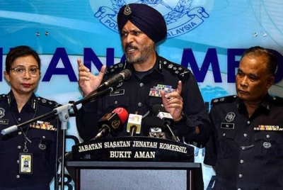 Datuk Seri Amar Singh Ishar Singh ketika menjawat jawatan sebagai Pengarah JSJK Bukit Aman.