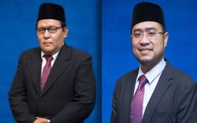 Dari kiri : Ahmad Mustain dan Mohd Fakhrurazi