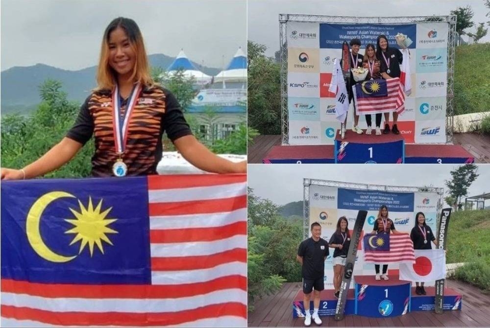 Aaliyah gondol empat pingat emas di Korea Selatan. - Foto Bernama