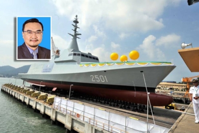 Rasuah Busters Perak gesa RCI ditubuhkan bagi menyiasat secara bebas isu kegagalan menyiapkan LCS walaupun peruntukan bernilai RM6 bilion sudah disalurkan. (Gambar kecil: HASBULLAH)