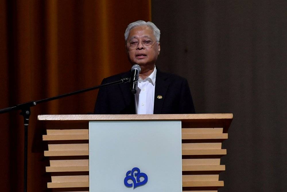 Ismail Sabri berucap pada Majlis Minum Petang Bersama Pengamal Media Wanita Malaysia (PERTAMA) pada Isnin. - Foto Bernama