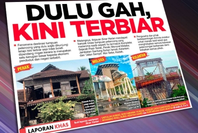 Laporan muka depan Sinar Harian pada Isnin.