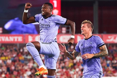 Jaringan Alaba memastikan Real Madrid bangkit atasi Almeria dalam perlawanan La Liga di Stadium Power Horse, Almeria.