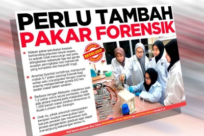 Laporan muka depan akhbar Sinar Harian pada Selasa.