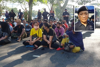 Antara PATI diperiksa dalam operasi pada Rabu.