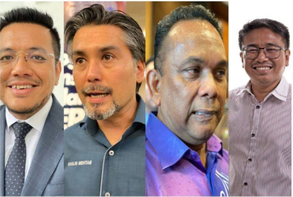 Dari kiri: Afif Bahardin, Khaliq Mehtab, Zolkifly Md Lazim, Zulkifli Ibrahim.