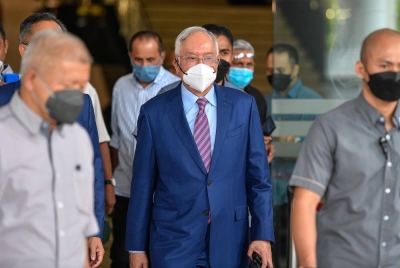 Bekas Perdana Menteri, Datuk Seri Najib Tun Razak. - Foto Bernama