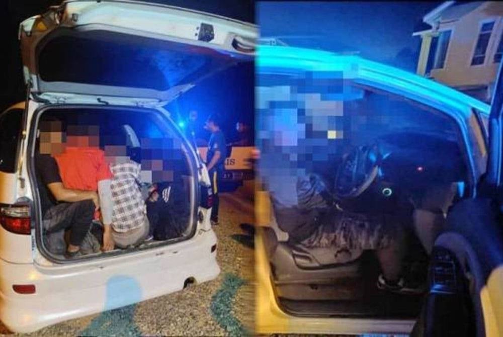 Kenderaan yang memuatkan PATI ditahan dalam satu operasi di Pontian.