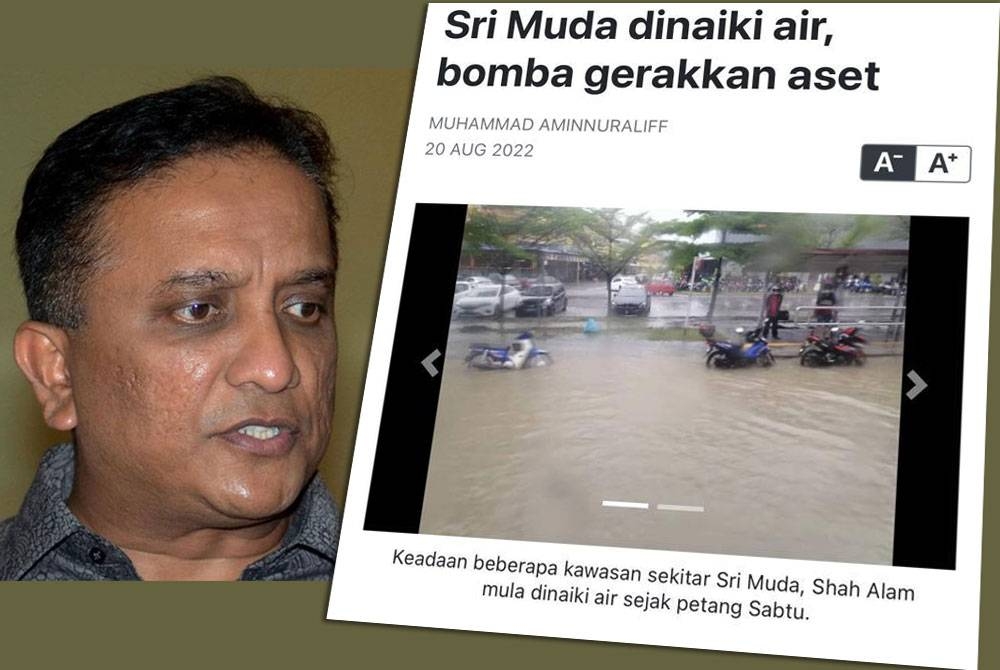 Laporan Sinar Harian. Gambar kecil: Reezal Merican