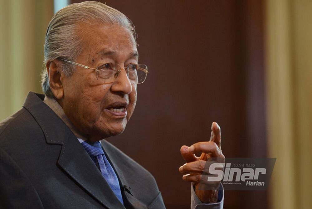 Dr Mahathir. Foto Sinar Harian MOHD HALIM ABDUL WAHID