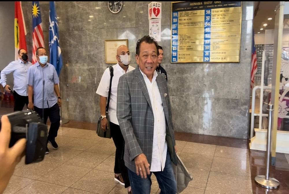 Bung Moktar ketika ditemui di pekarangan lobi Menara Dato' Onn pada Isnin.