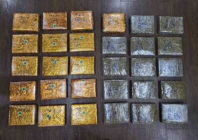 Antara dadah yang dirampas polis dalam tiga serbuan berasingan di ibu negara.