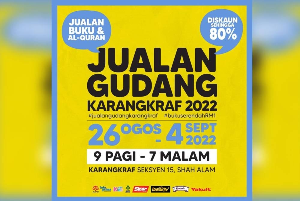 Poster Jualan Gudang Karangkraf 2022