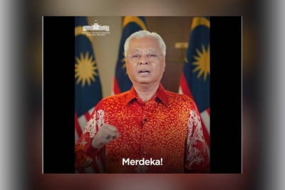 Tangkap layar Ismail Sabri menerusi video yang dimuat naik dalam laman Facebook rasminya pada Ahad.