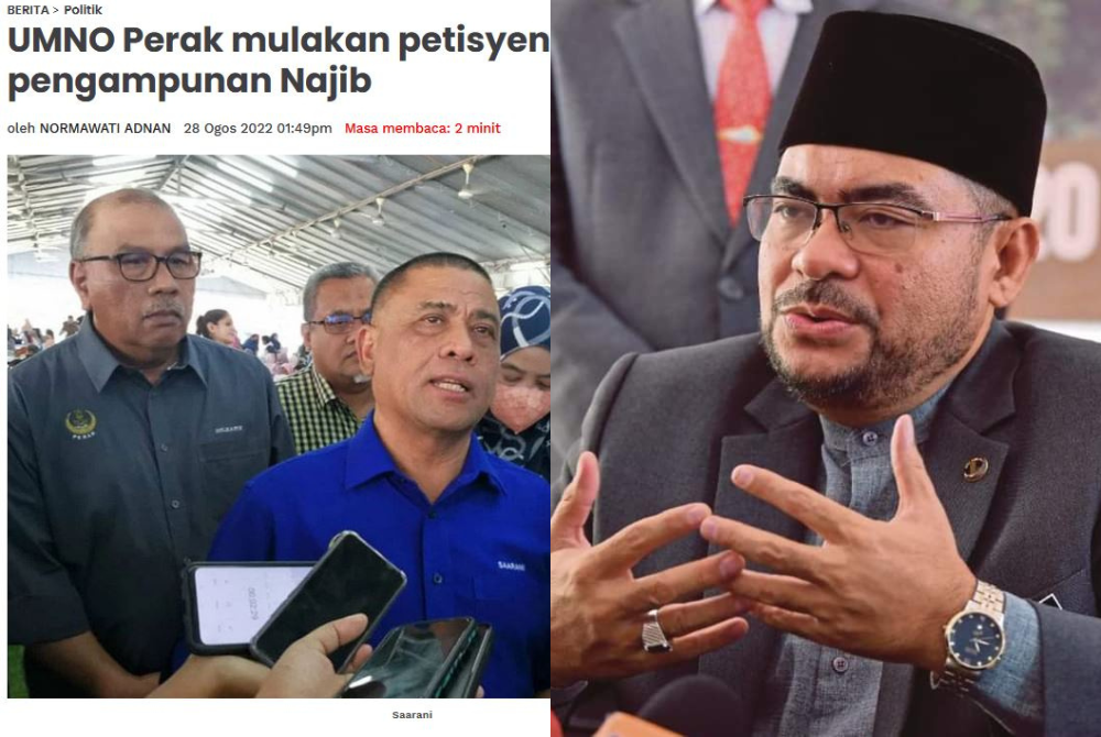 Mujahid menyifatkan tindakan melancarkan petisyen bagi memohon pengampunan diraja untuk Najib sebagai tidak wajar.