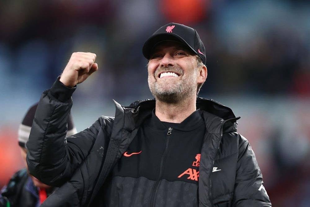 Klopp memuji aksi pemain Liverpool ketika membelasah Bournemouth 9-0 dalam saingan EPL. - Foto Agensi